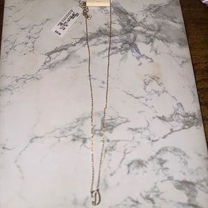 crown & ivy letter "D" necklace